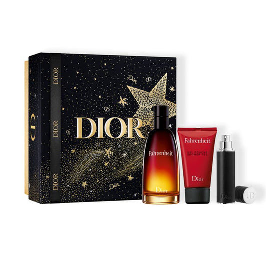 Christian Dior Fahrenheit 3pc Gift Set EDT 3.4 oz 100 ml Men