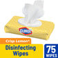 Clorox Disinfecting Wipes, Bleach Free Cleaning Wipes - Crisp Lemon, 75 Count