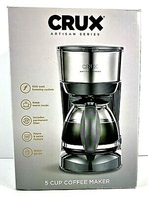 Crux Artisan Series 5 Cup Coffee Maker