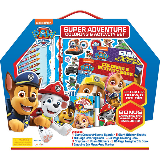 Paw Patrol Super Adventure Coloring and Activity Set – Rafaelos