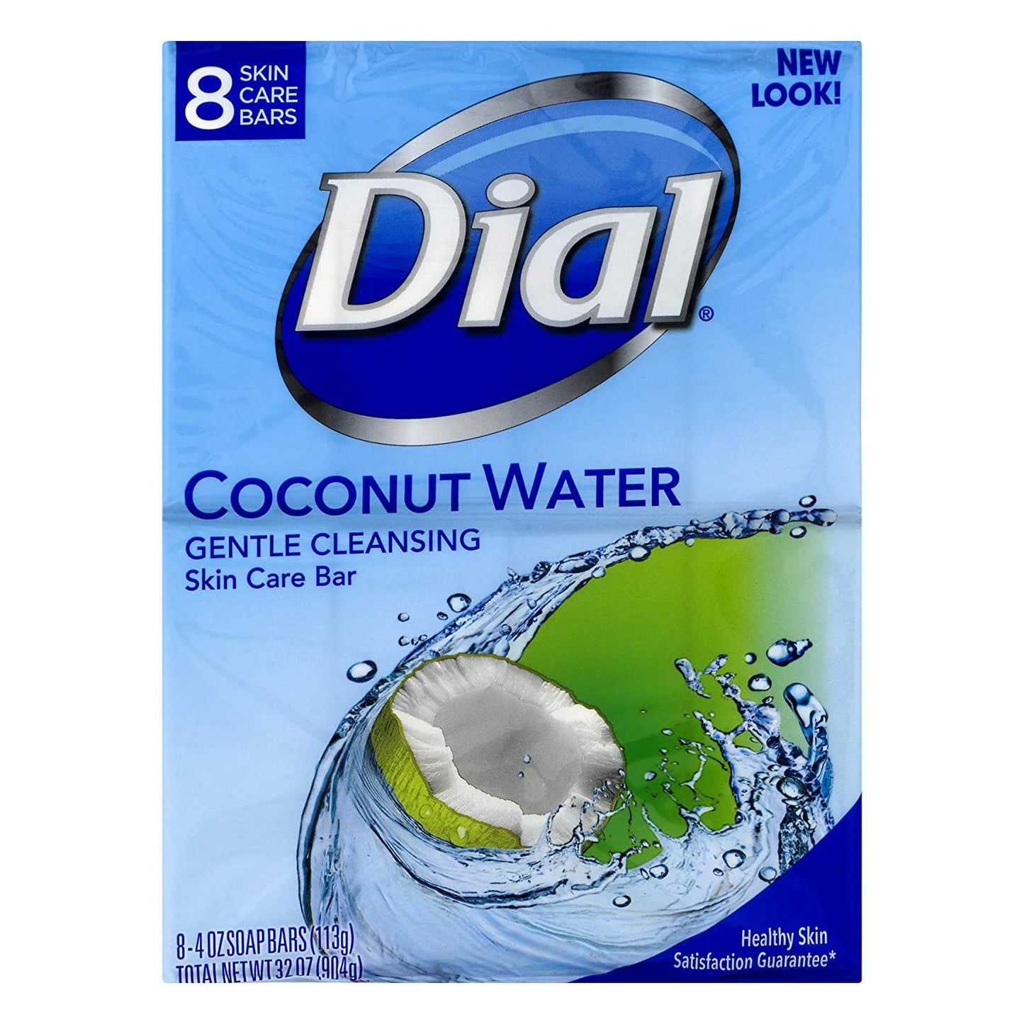 Dial Glycerin Soap Bars Coconut Water & Bamboo Leaf Extract 8 Skin Care Bars