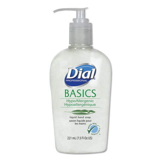 Dial Professional Basics Liquid Hand Soap, 7.5 oz, Green Seal Certified "2 Pack"