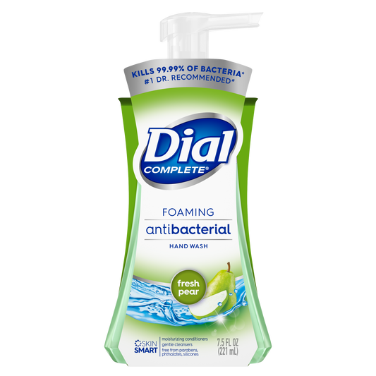 Dial Complete Antibacterial Foaming Hand Wash, Fresh Pear, 7.5 oz