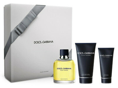 Dolce & Gabbana Pour Homme Cologne 3 Pcs. Gift Set by Dolce & Gabbana for Men