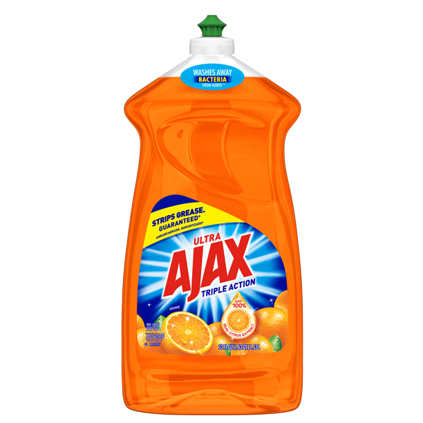 Ajax Ultra Triple Action Liquid Dish Soap Orange 52 oz