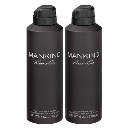 Kenneth Cole Mankind Body Spray 6 oz "2-PACK"
