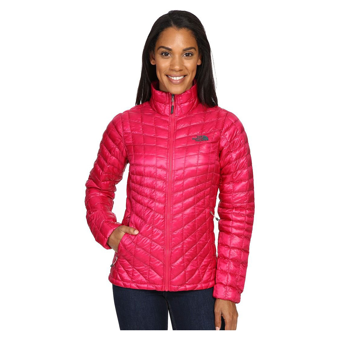The North Face Women's Thermoball Full Zip Jacket Cerise Pink