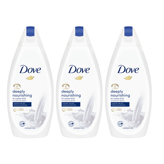 Dove Deeply Nourishing Body Wash 500 ml "3-PACK"