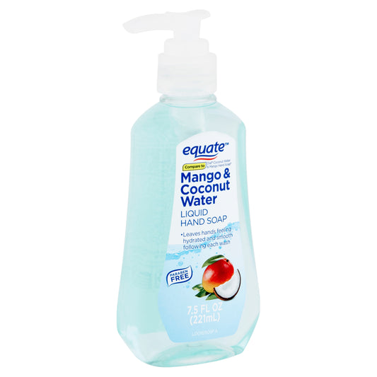 Equate Mango & Coconut Water Liquid Hand Soap, 7.5 fl oz