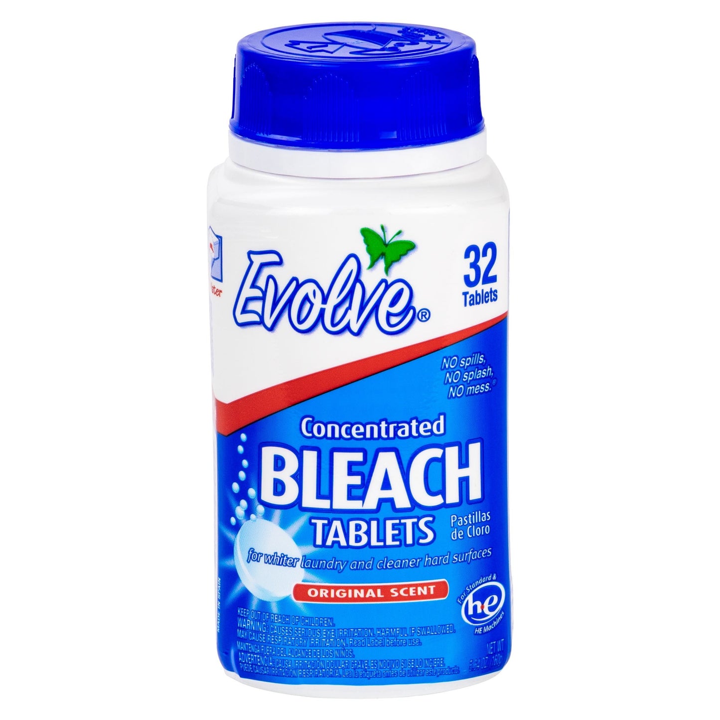 Evolve Bleach Tablets Ultra Concentrated, Original Scent, 32 ct.