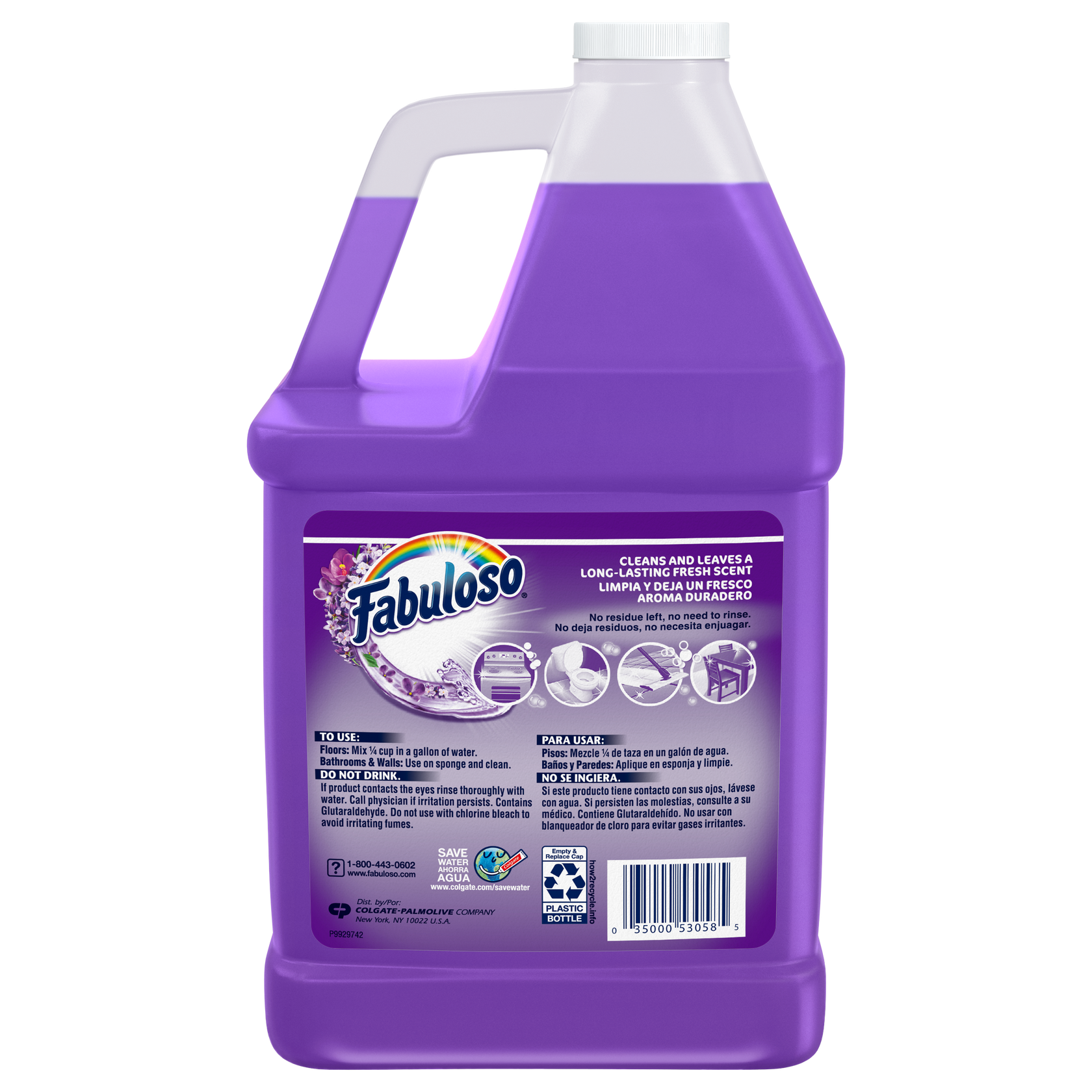 Fabuloso All Purpose Cleaner, Lavender 128 fluid oz Rafaelos