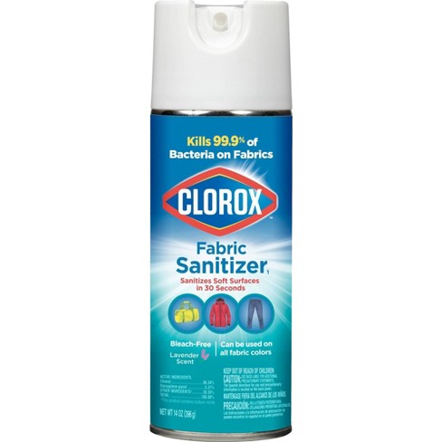 Clorox Fabric Sanitizer Aerosol Spray, Lavender Scent - 14 oz