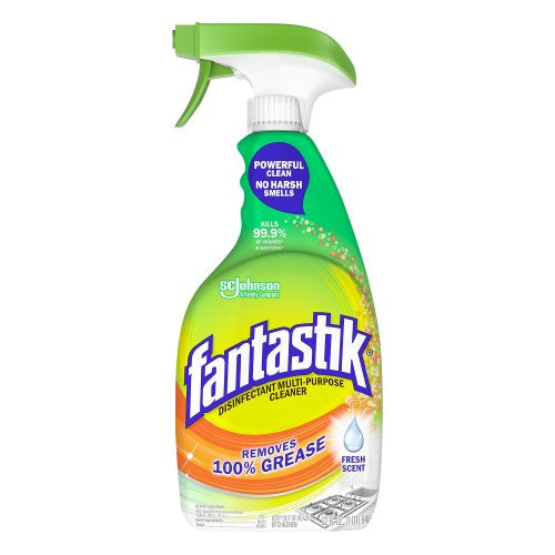 Fantastik Disinfectant Multi Purpose Cleaner Fresh Scent, 32 oz Spray Bottle