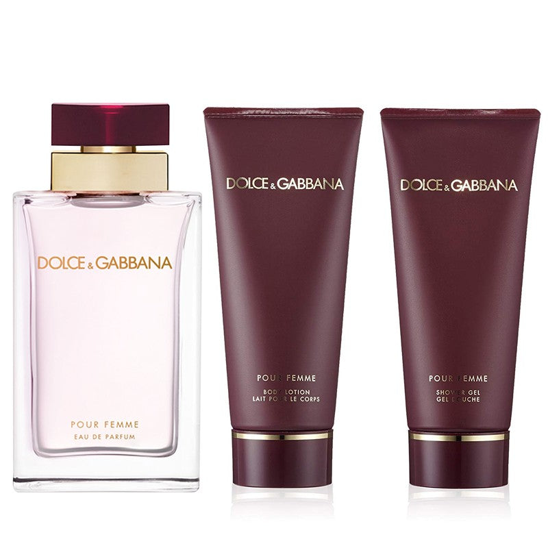 Dolce Gabbana Pour Femme EDP 100ML 100ML B/L 100ML S/G Set