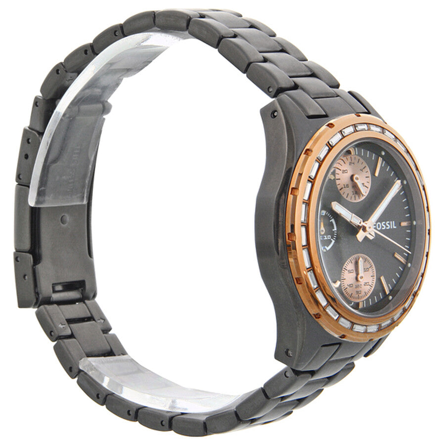 Fossil Dylan Chronograph Grey Dial Smoke Ladies Watch (CH2825)