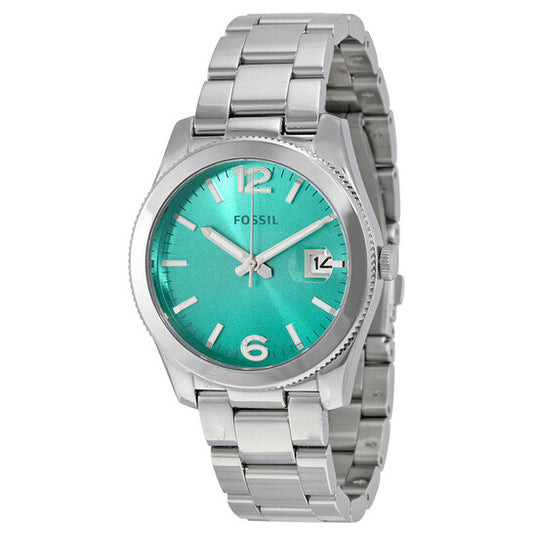 Fossil Perfect Boyfriend Green Gradient Dial Stainless Steel Ladies Watch (ES3779)