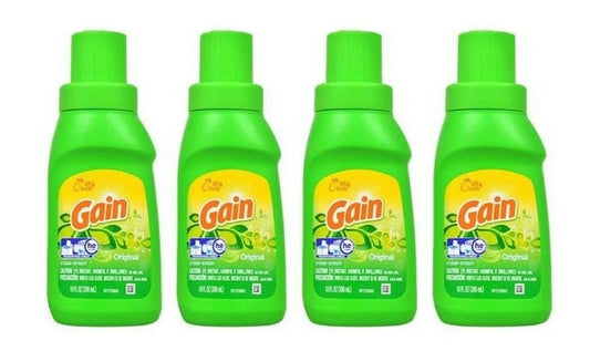 Gain Original Aroma Boost Laundry Detergent Travel Size, 10 oz (Pack of 4)
