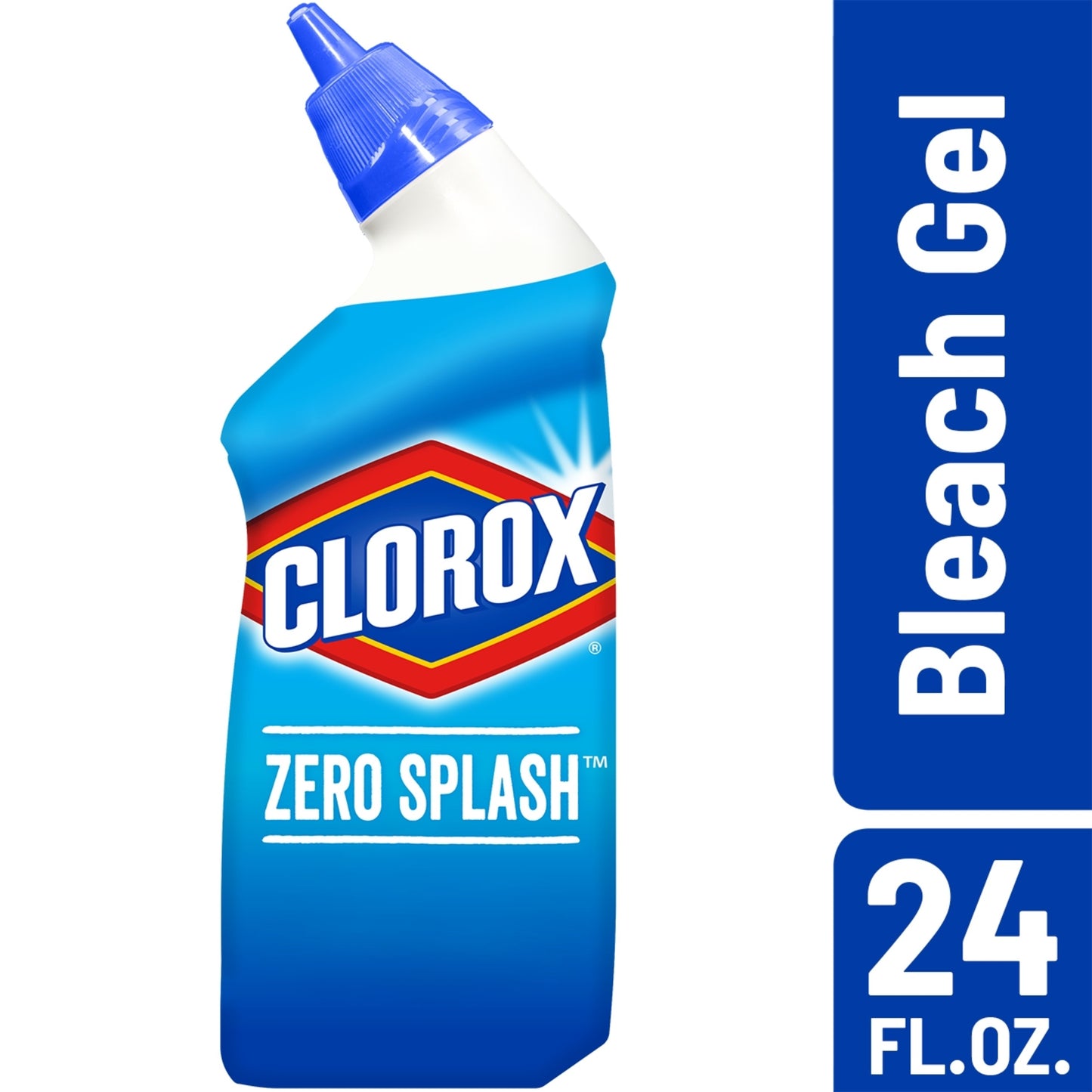 Clorox Zero Splash Bleach Gel, 24 oz (709 ml)
