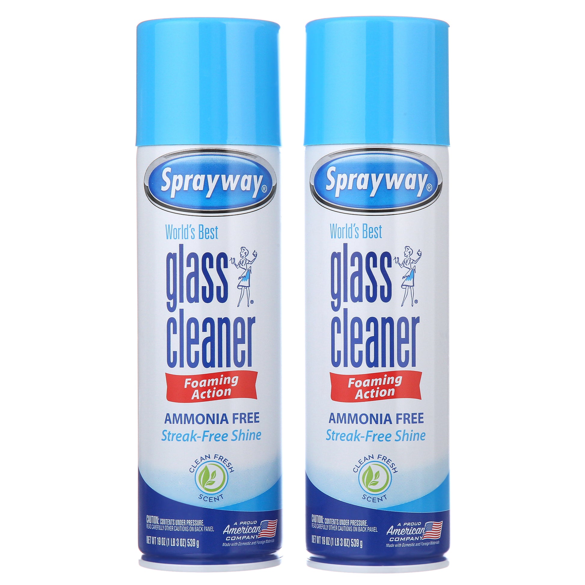 3 Sprayway Glass Cleaner Streak Free Clean Fresh Scent 23 Oz