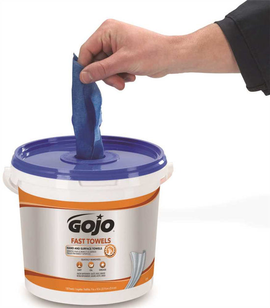 GoJo Fast Wipes Hand Cleaning Towels (130Count) Rafaelos