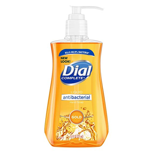 Dial Antibacterial Liquid Hand Soap, Gold, 7.5 oz