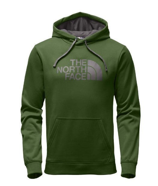 The North Face Men's Surgent Half Dome Pullover Hoodie-Green/Brown