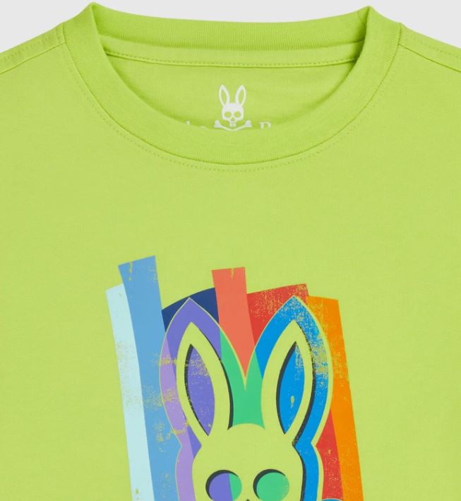 Psycho Bunny Mens Tatterford Graphic Tee