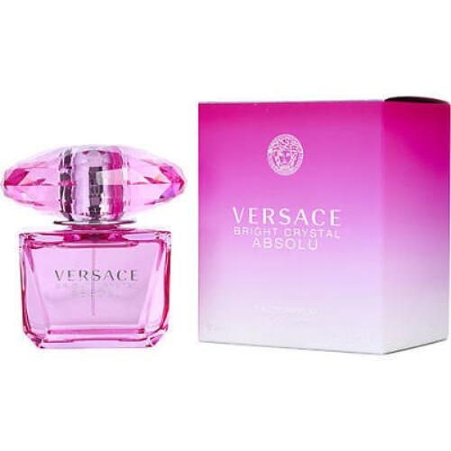 Versace Bright Crystal Absolu Eau de Parfum  3.0 oz  90 ml Women