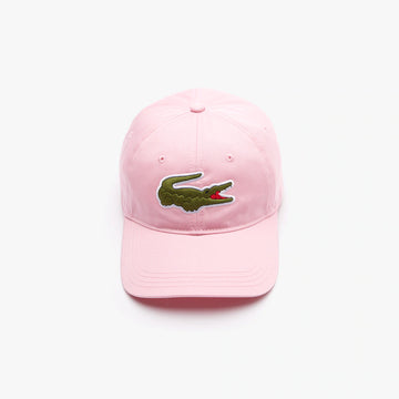 Lacoste Authentic Big Croc Mens Pink Strapback Hat