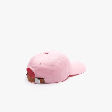 Lacoste Authentic Big Croc Mens Pink Strapback Hat