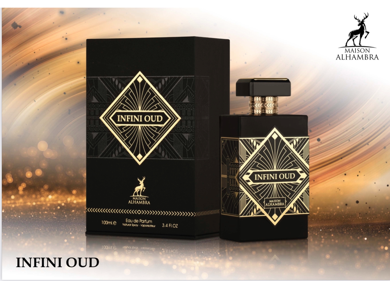 Infini Oud By Maison Alhambra Eau De Parfum Spray 3.4 oz 100 ml