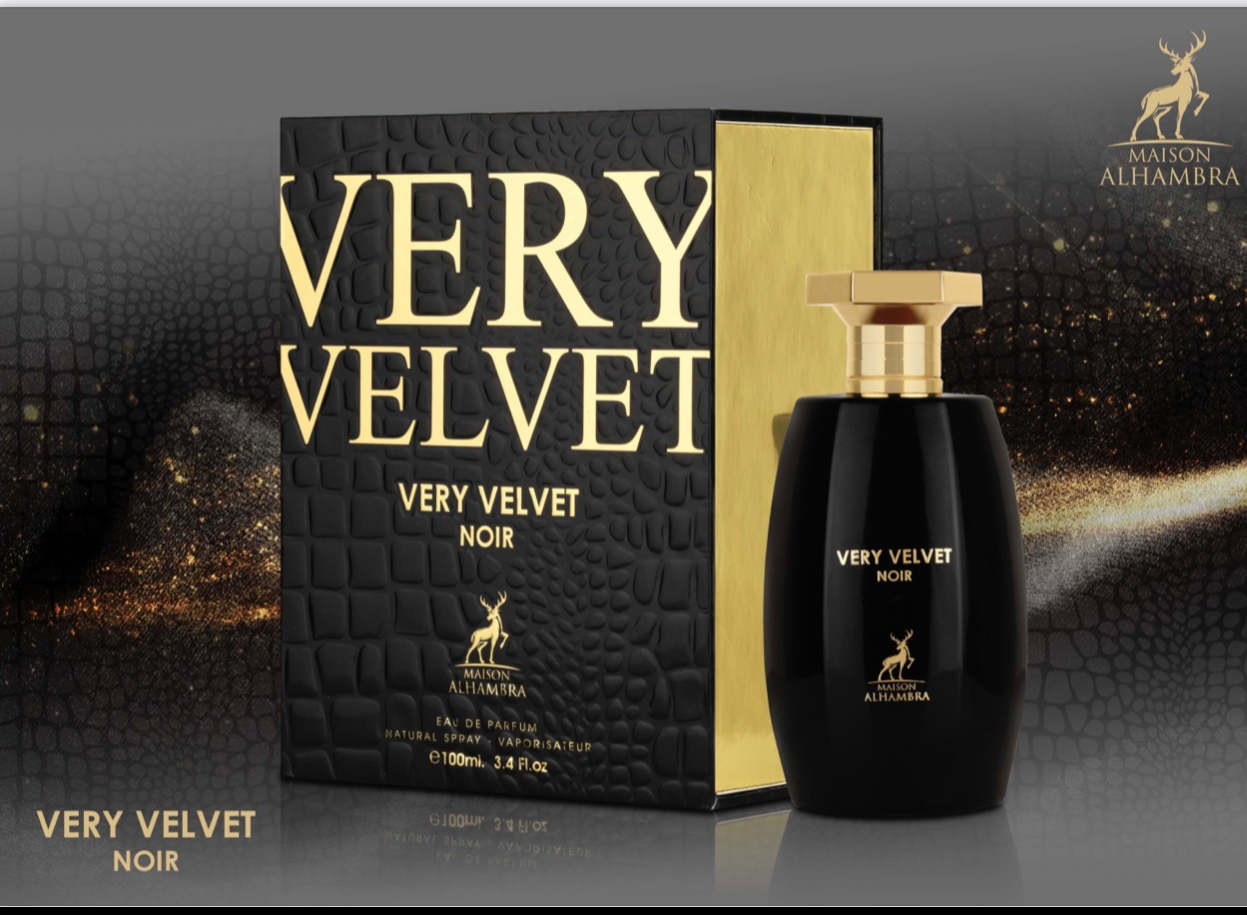 Very Velvet Noir By Maison Alhambra Eau De Parfum Spray 3.4 fl oz 100 ml