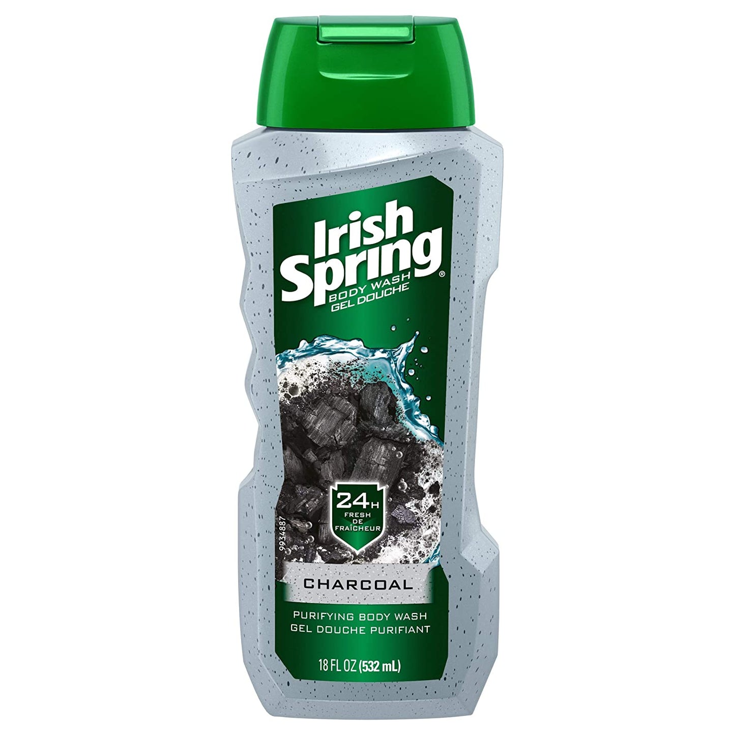 Irish Spring Charcoal Purifying Body Wash - 18 fl oz  532 ml (2 pack)