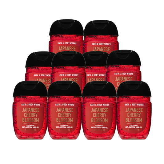 Bath & Body Works Japanese Cherry Blossom Anti-Bacterial - Hand Sanitizers "PACKS" 1 oz 29 ml