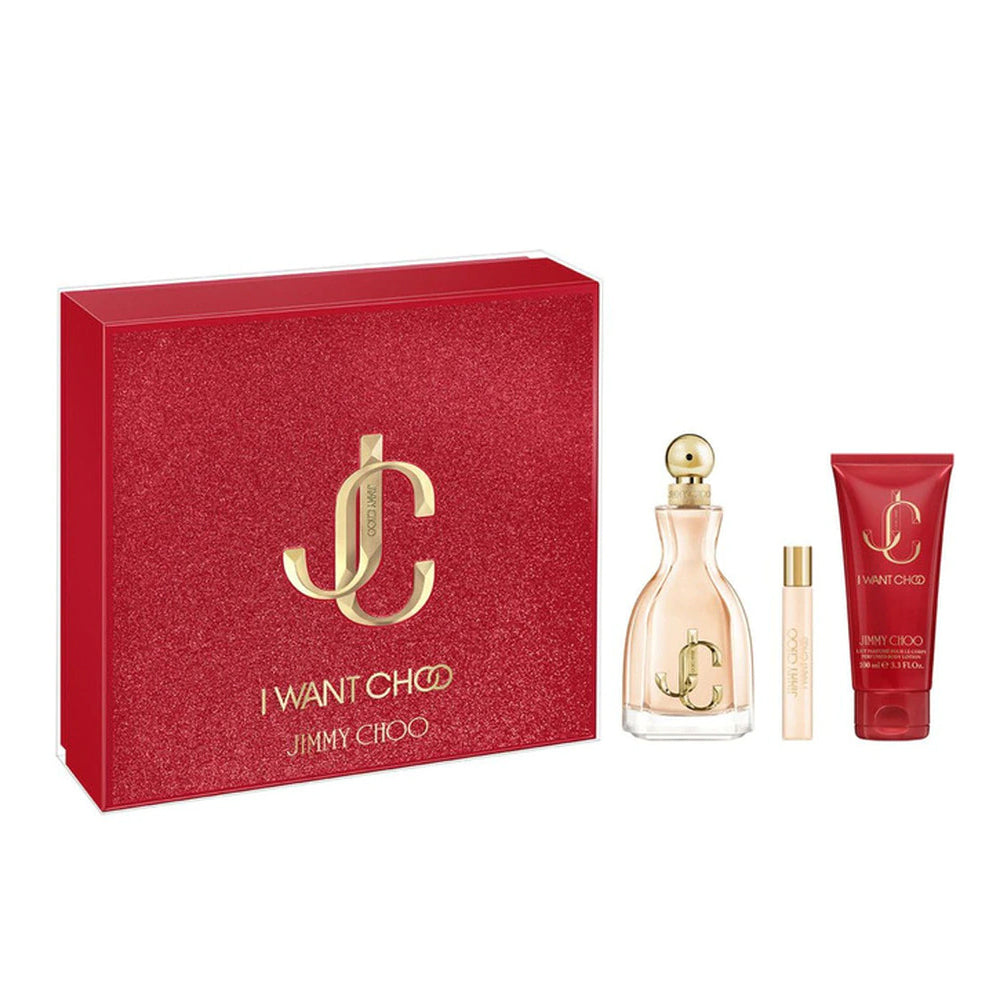 Jimmy Choo I Want Choo 3pc Gift Set EDP 3.3 oz 100 ml