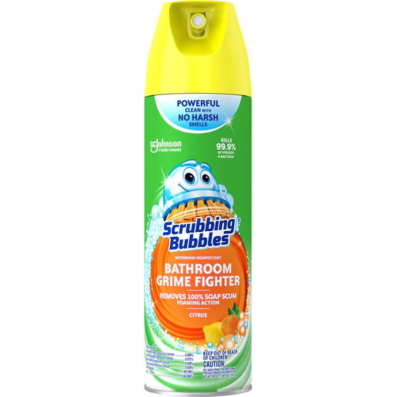 Scrubbing Bubbles Disinfectant Citrus Scent Bathroom Cleaner 20 oz