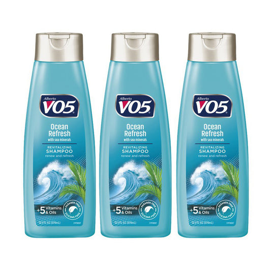 VO5 Ocean Refresh With Sea Minerals, Shampoo 12.5 oz (Pack of 3)