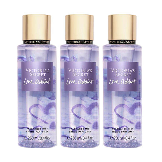 Victoria's Secret Love Addict Body Mist 8.4 oz 250 ml "3-PACK"