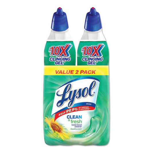 LYSOL Brand Cling & Fresh Toilet Bowl Cleaner (Pack of 2) 24 oz