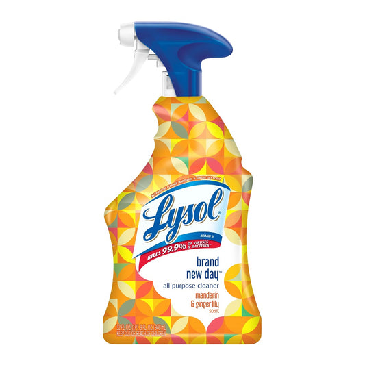 Lysol All Purpose Cleaner Spray, Mandarin & Ginger Lily, 32 oz, Brand New Day