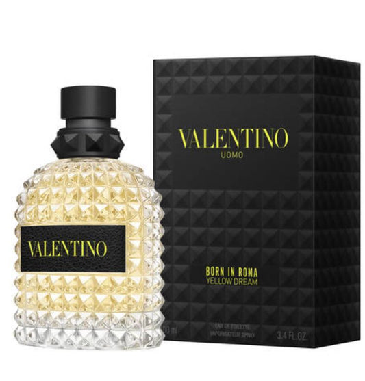 Valentino Uomo Born In Roma Yellow Dream Eau De Toilette Spray For Men 3.4 oz