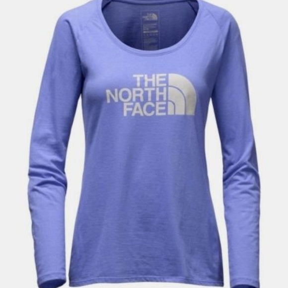 The North Face Women's Half Dome Scoop Neck Tee Stellar Blue/Grey