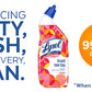 Lysol Toilet Bowl Cleaner, Brand New Day, Mango & Hibiscus, 24 oz (PACK OF 2 pcs)