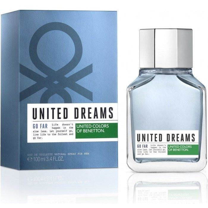 Benetton United Dreams Go Far Cologne EDT 3.4 oz 100 ml
