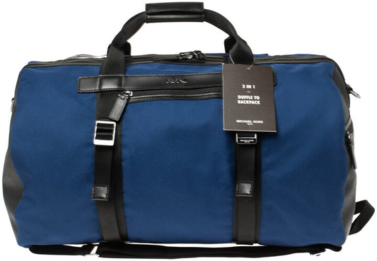 Michael Kors Kent Sport Jet Set Travel Conv. 2 IN 1 Duffle To Backpack Sapphire (37F9LKSN4C)