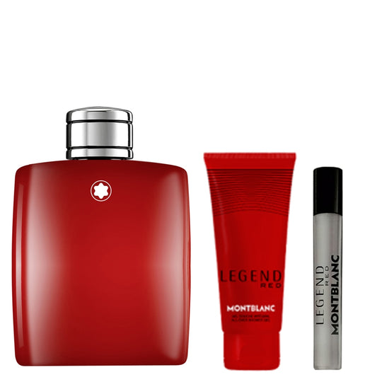 Mont Blanc Legend Red EDP 100 ml + 7.5 ml Mini + 100 ml Shower Gel Set