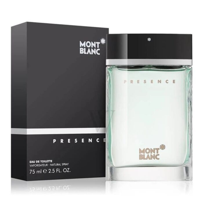 MONT BLANC PRESENCE EAU DE TOILETTE  75ml 2.5 OZ