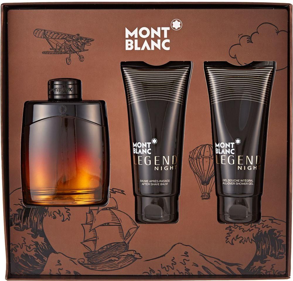 Montblanc Legend Night For Men 3 PC Gift Set