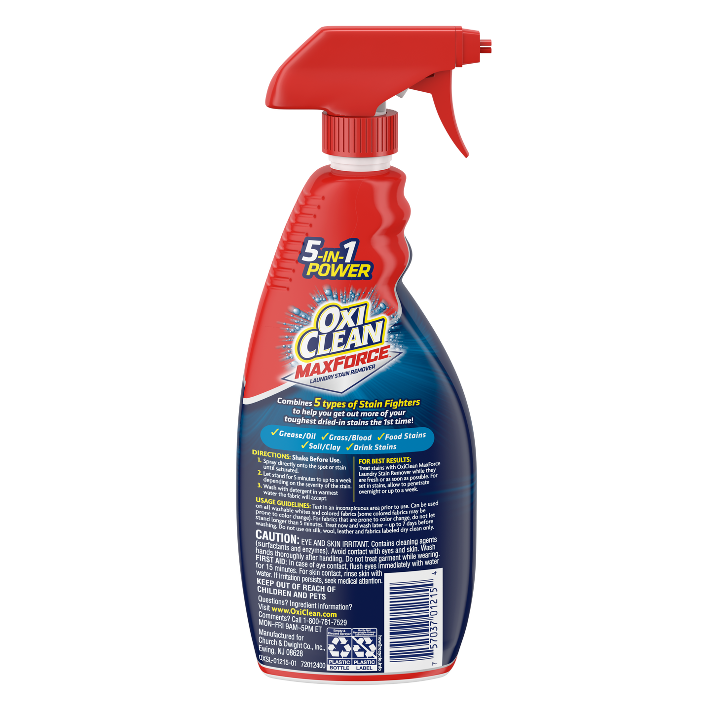 OxiClean MaxForce Laundry Stain Remover Spray, 16 Fl. oz.