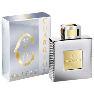Charriol Royal Platinum For Men Eau De Parfum Spray 3.4 oz. 100 ml.